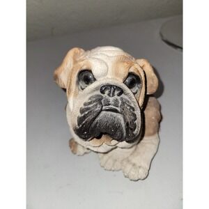 VTG 1984 Classic Critters Bulldog Dog Sitting Ceramic Figure